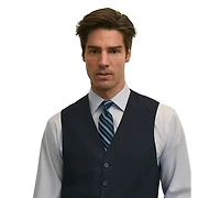 B by Brooks Brothers Men's Classic-Fit Wool Blend Suit Separates Vest