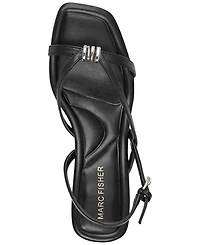 Marc Fisher Women's Derisa Square Toe Slingback Dress Sandals