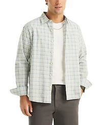Nautica Men's Slub Long-Sleeve Shirt