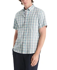 Nautica Men's Plaid Short-Sleeve Shirt