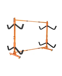 Sevorley Freestanding Kayak Storage Rack, Steel 4-Kayak Stand with Padded Adjustable Arms, 220 lb Capacity