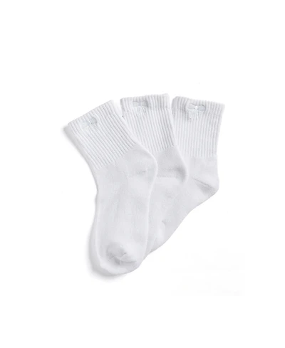 Stems Women's Bow Ankle Socks, 3-Pack