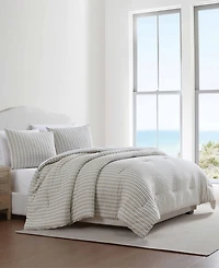 Palm Aire Selena Geometric 3-Piece Comforter Set