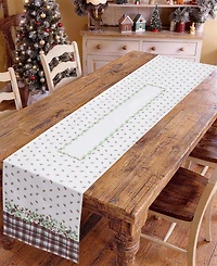 Avanti Holly Plaid Runner, 14" x 72"
