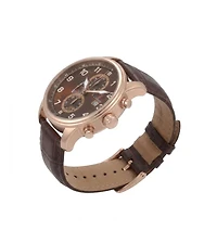 Invicta S.Coifman Men's Chronograph Dial Leather Strap Watch