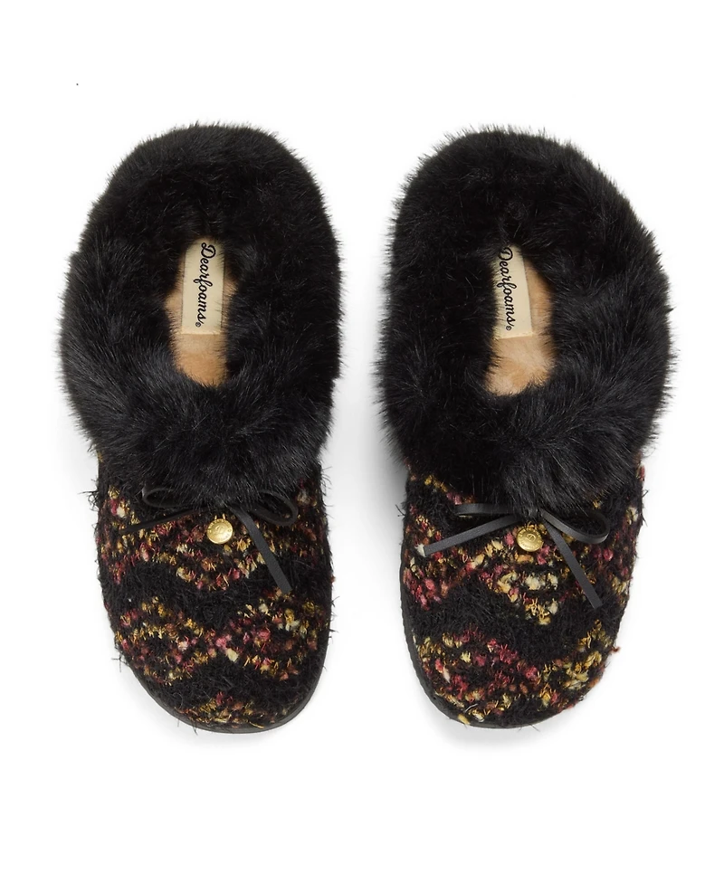 Dearfoams Women's Daphne Knit Clog Slippers
