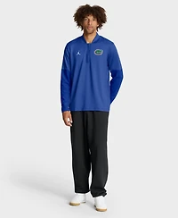 Jordan Men's Royal Florida Gators Sideline Dri-fit Half-Zip Pullover Sweatshirt