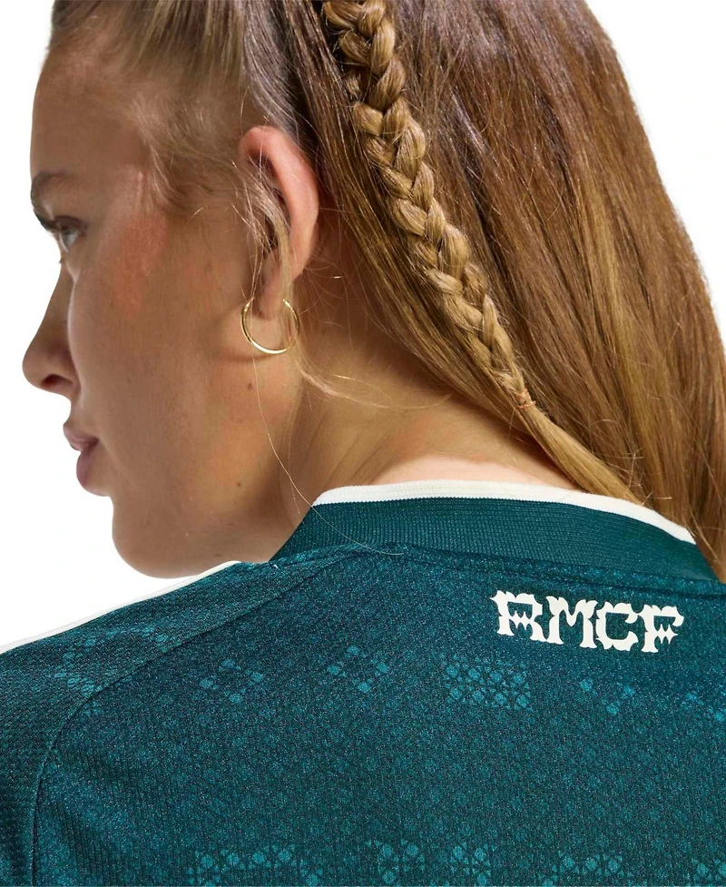 adidas Women's Green Real Madrid 2026/27 Away Cropped Replica Jersey