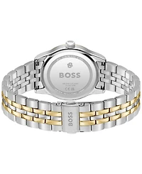 Hugo Boss Men's Langford Quartz Two-Tone Stainless Steel Watch 39mm