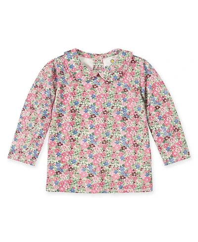 Florence Eiseman Little Girls Floral Knit Long Sleeve Blouse 4-6X