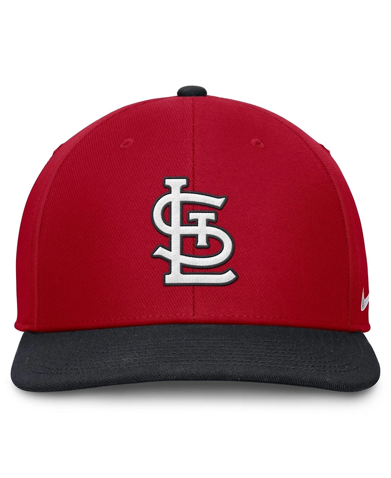 Nike Men's Red/Navy St. Louis Cardinals Pro Dri-fit Snapback Hat