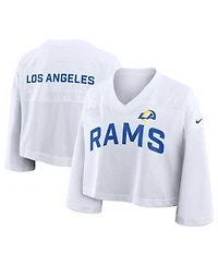Nike Women's Los Angeles Rams Wide Receiver Cropped Mesh Jersey
