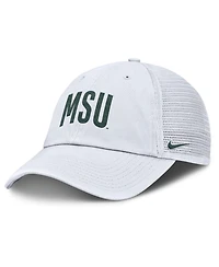 Nike Men's White Michigan State Spartans Club Campus Trucker Adjustable Hat