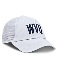 Nike Men's White West Virginia Mountaineers Club Campus Trucker Adjustable Hat