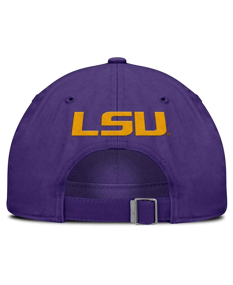 Men's and Women's Nike Purple Lsu Tigers Primetime Chant Club Adjustable Hat