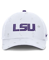 Nike Men's and Women's White Lsu Tigers Country Club Golfin' Rise Trucker Adjustable Hat