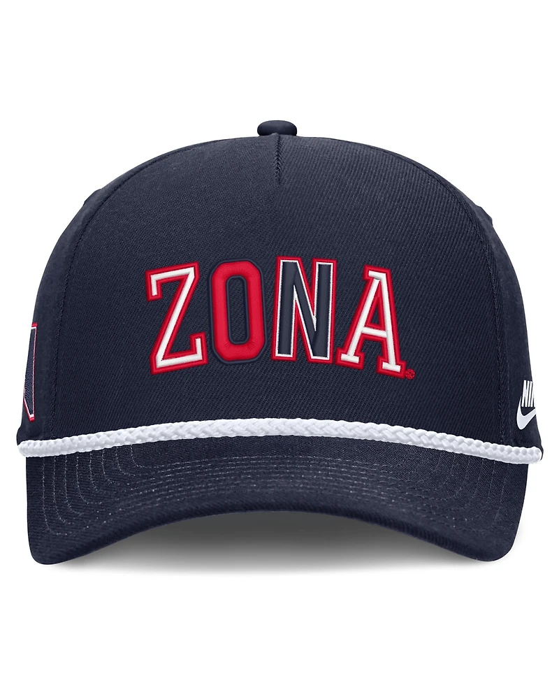 Men's and Women's Nike Navy Arizona Wildcats 2026 Basketball Refresh 5-Panel Rope Rise Hat