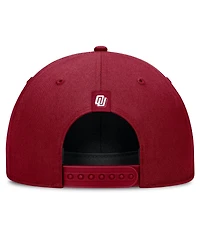 Nike Men's and Women's Crimson Oklahoma Sooners 2026 Basketball Refresh 5-Panel Rope Rise Hat
