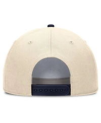 Men's and Women's Nike Natural Auburn Tigers 2026 Primetime Natural 5-Panel Rope 2-Tone Rise Hat