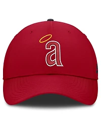 Men's Nike Red California Angels Cooperstown Collection Club Dri-fit Adjustable Hat