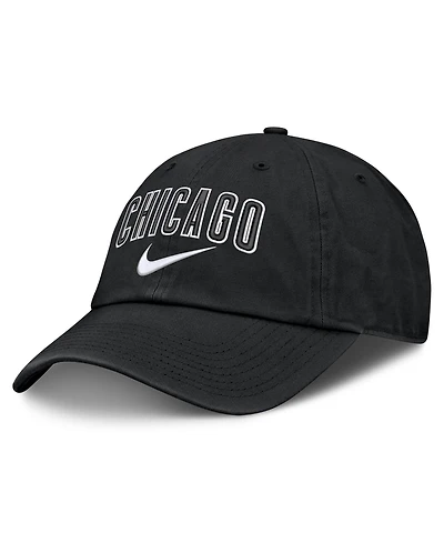 Men's Nike Black Chicago Cubs Primetime Club Adjustable Hat
