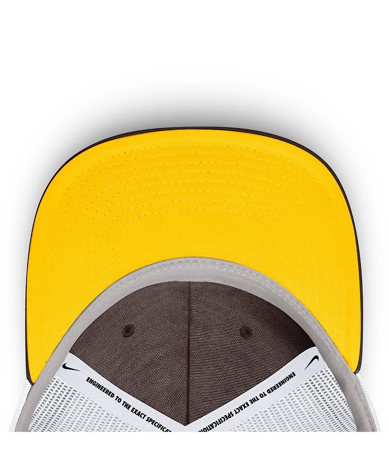 Men's Nike Brown San Diego Padres Primetime Club Adjustable Trucker Hat