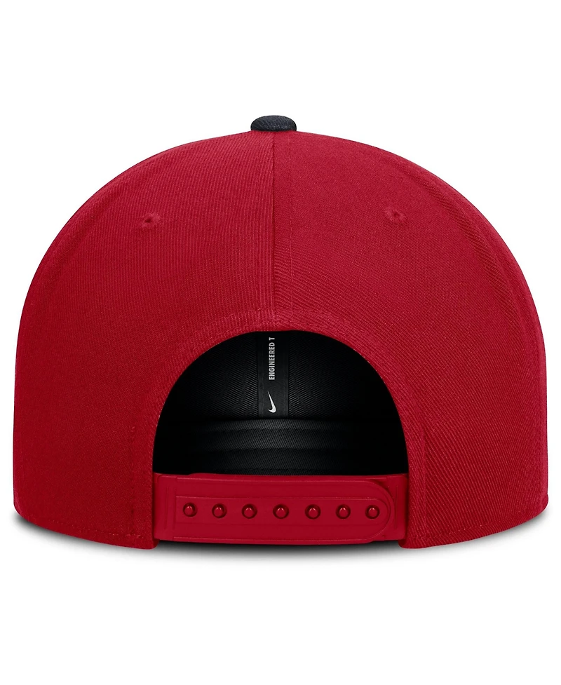 Men's Nike Red/Navy Los Angeles Angels Primetime Pro Dri-fit snapback Hat