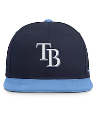 Men's Nike Navy/Light Blue Tampa Bay Rays Primetime Pro Dri-fit snapback Hat