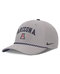 Nike Men's and Women's Gray Arizona Wildcats Primetime Rise Rope Adjustable Hat