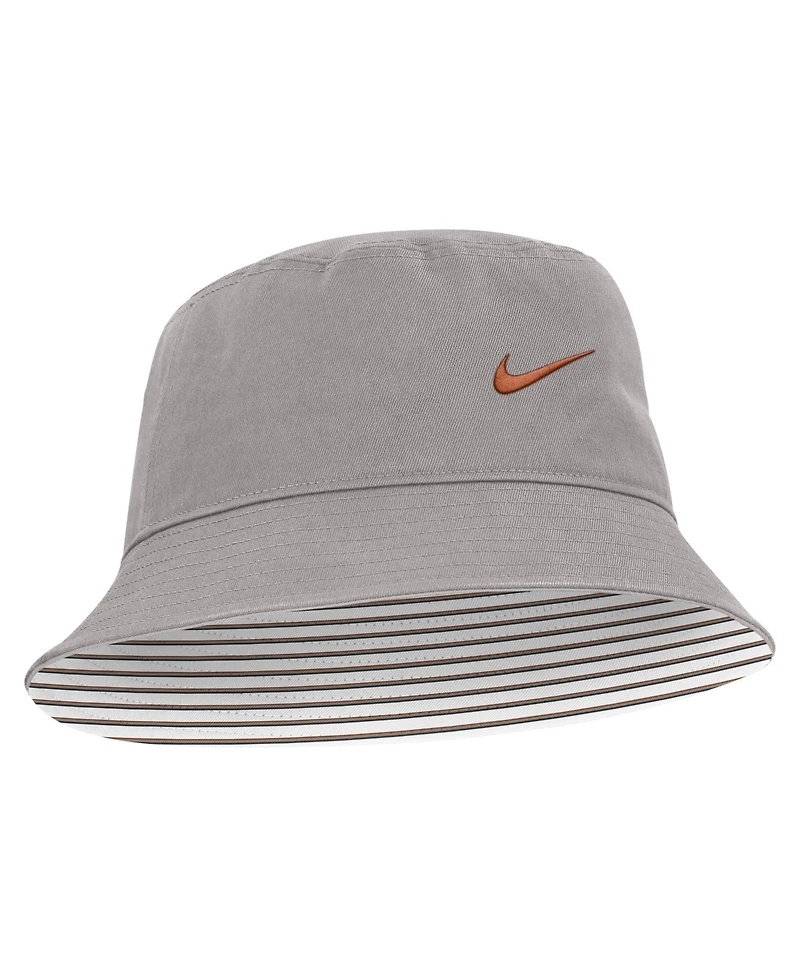 Men's and Women's Nike Gray Texas Longhorns Primetime Apex Bucket Hat
