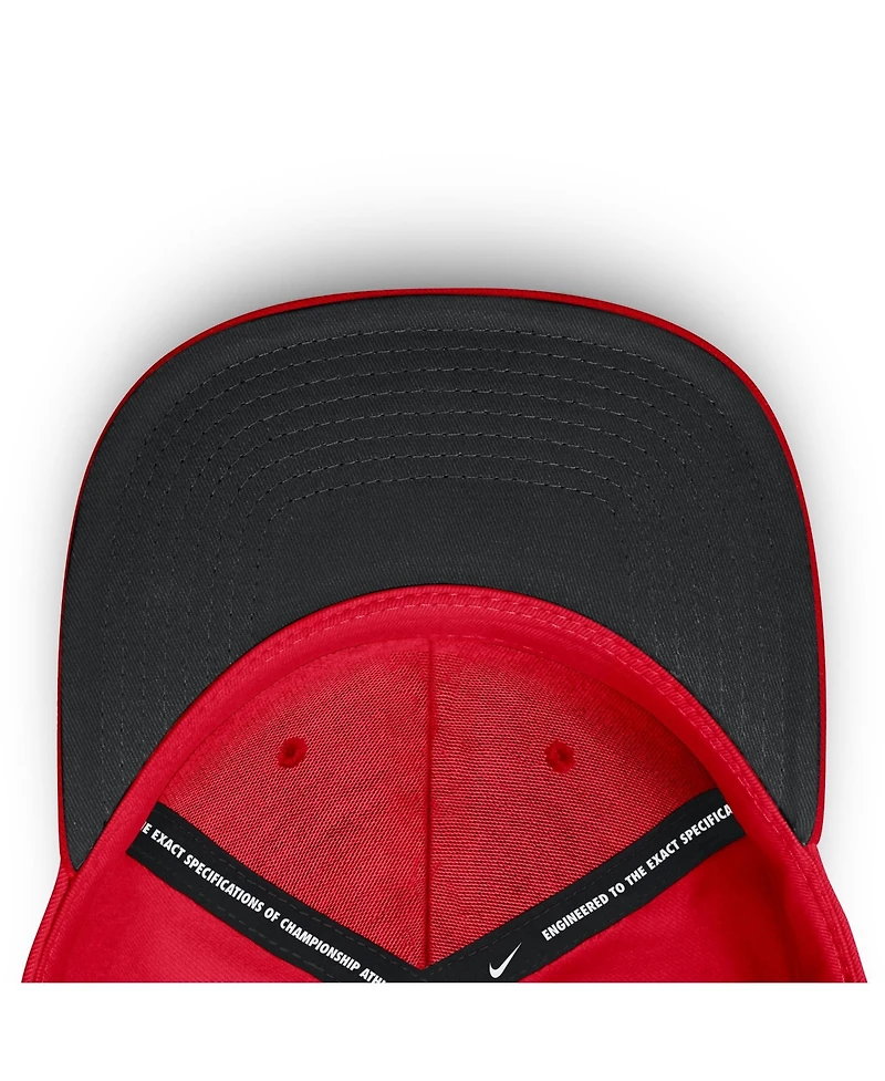 Men's and Women's Nike Red Georgia Bulldogs Primetime Chant Club Adjustable Hat