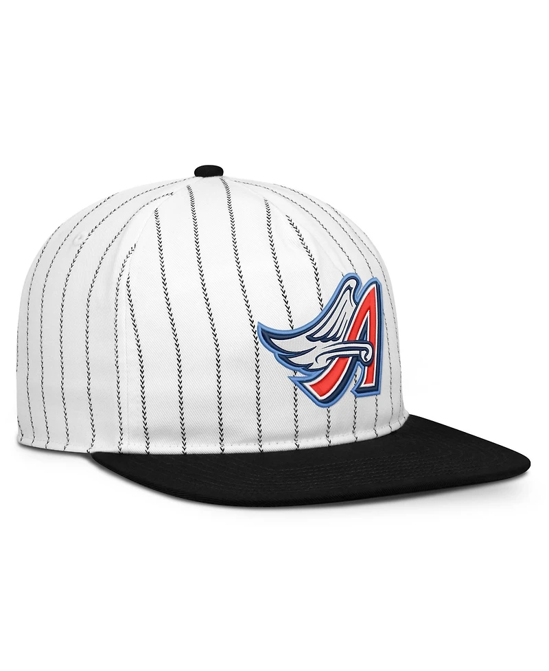 Men's Nike White/Black California Angels Cooperstown Collection Pro Adjustable Hat