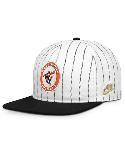 Men's Nike White/Black Baltimore Orioles Cooperstown Collection Pro Adjustable Hat