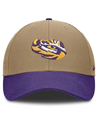 Men's and Women's Nike Beige/Purple Lsu Tigers Primetime Rise Dri-fit Adjustable Hat