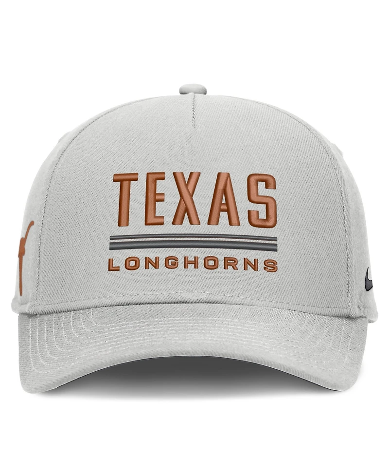 Men's Nike Gray Texas Longhorns 2026 Sideline Dri-fit Rise Adjustable Hat