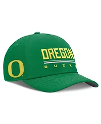 Nike Men's Green Oregon Ducks 2026 Sideline Dri-fit Rise Adjustable Hat