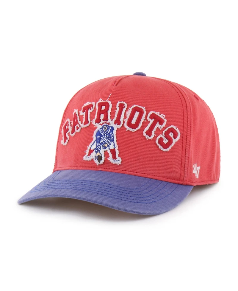 '47 Brand Brand Men's '47 Brand Red New England Patriots Throwback Calderwood Well Worn Hitch Adjustable Hat