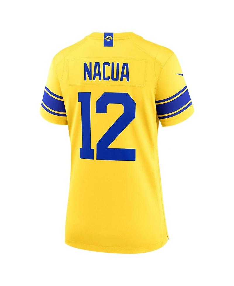 Nike Women's Los Angeles Rams Classic Sol V-Neck Game Jersey
