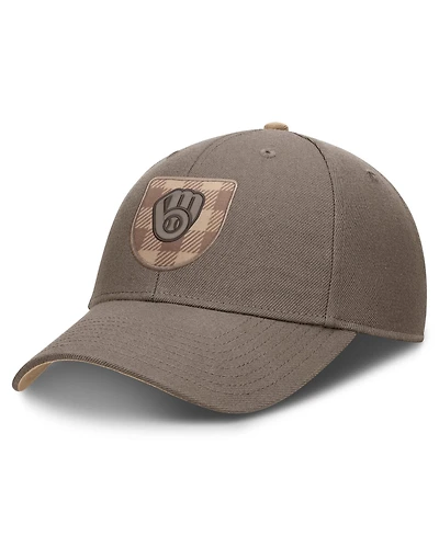 Nike Men's Brown Milwaukee Brewers Statement Rise Adjustable Hat