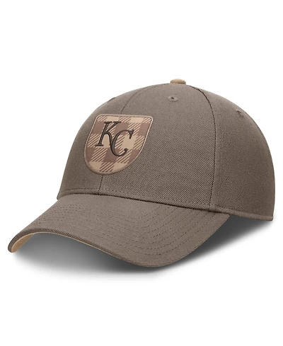 Nike Men's Brown Kansas City Royals Statement Rise Adjustable Hat