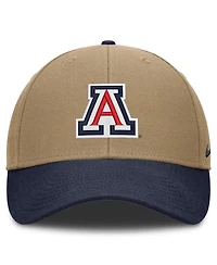 Men's and Women's Nike Beige/Navy Arizona Wildcats Primetime Rise Dri-fit Adjustable Hat
