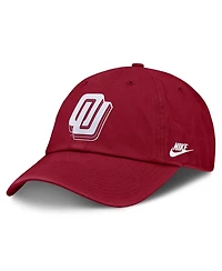 Nike Men's and Women's Crimson Oklahoma Sooners Legacy Letter Club Adjustable Hat