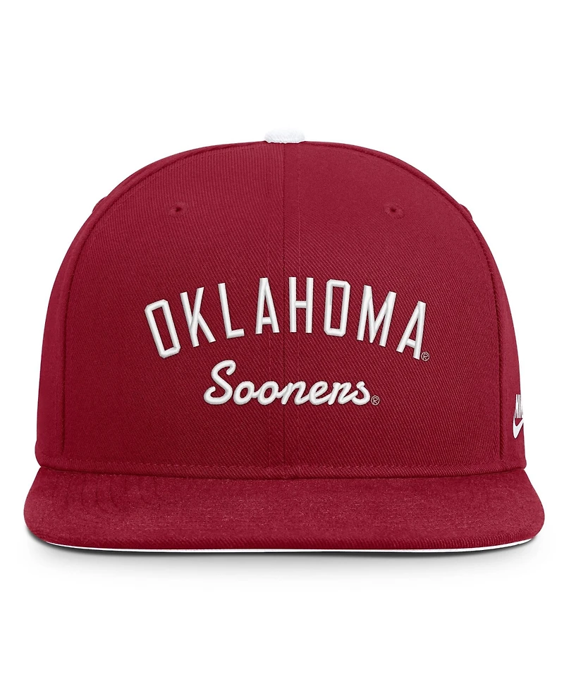 Nike Men's Crimson Oklahoma Sooners Legacy Snapback Hat