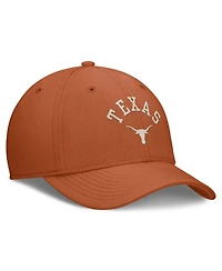 Nike Men's Texas Orange Longhorns Campus Prep Chained Arched Swooshflex Flex Hat