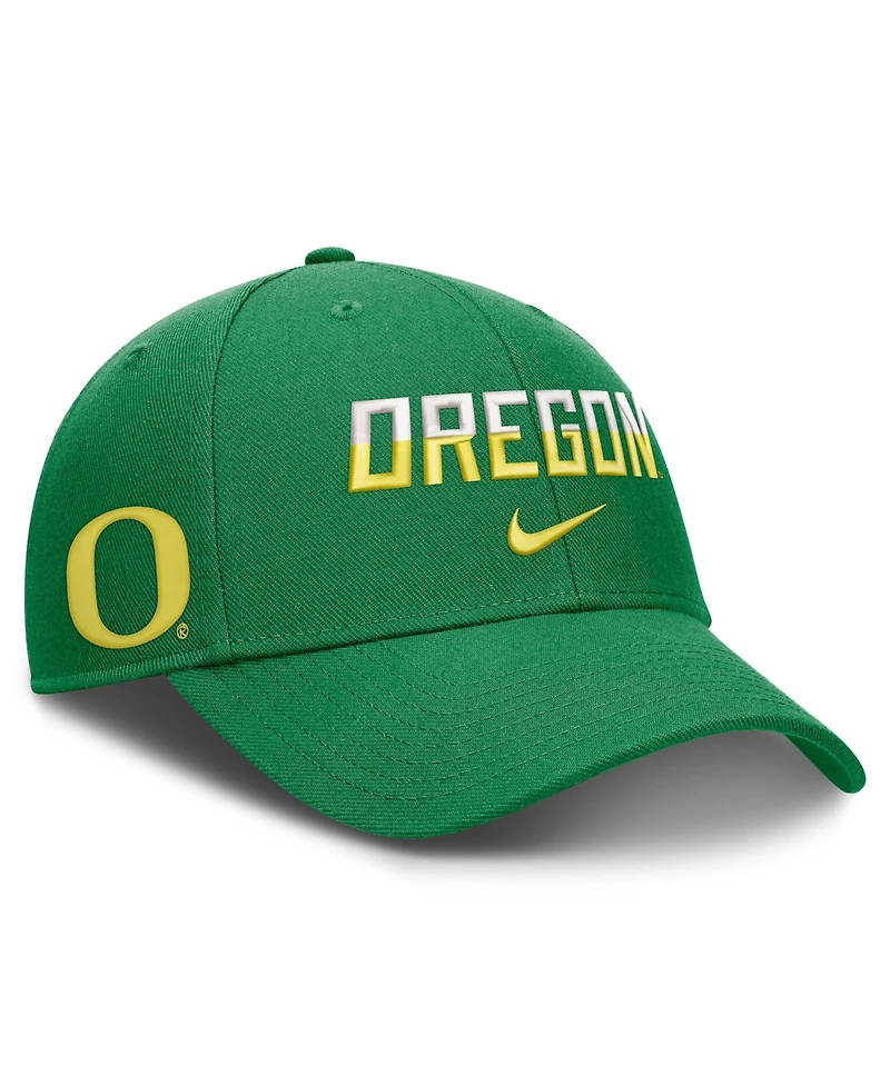 Men's and Women's Nike Green Oregon Ducks 2026 On-Field Gameday Rise Adjustable Hat
