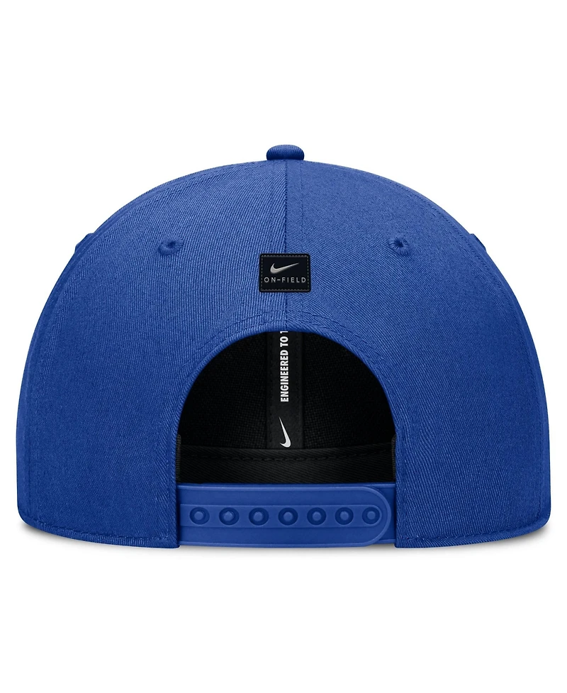 Men's and Women's Nike Royal Duke Blue Devils 2026 On-Field Gameday Rise Adjustable Hat