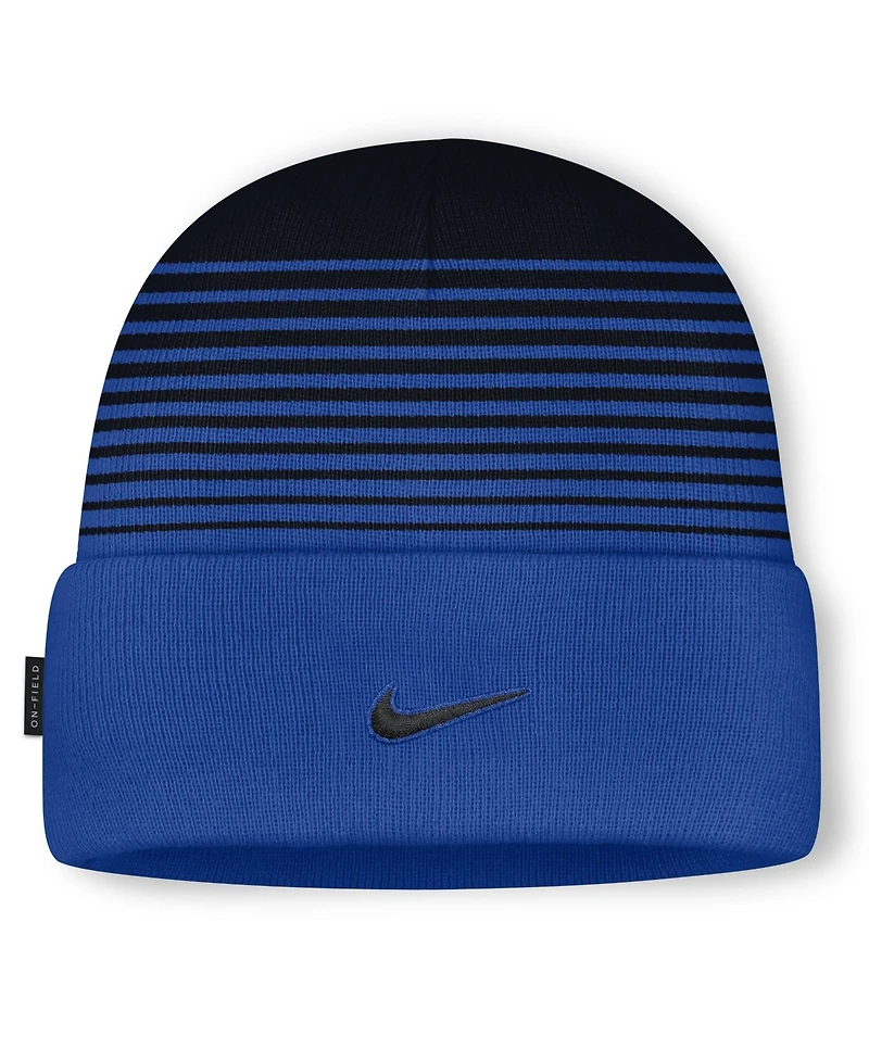 Men's and Women's Nike Royal/Black Duke Blue Devils On-Field Utility Knit Hat