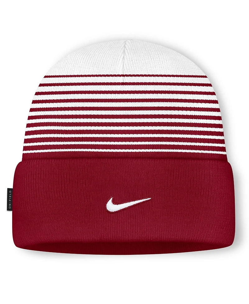 Men's and Women's Nike Crimson/White Alabama Crimson Tide On-Field Utility Knit Hat