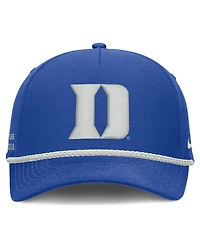 Men's and Women's Nike Royal Duke Blue Devils Rope Rise Adjustable Hat