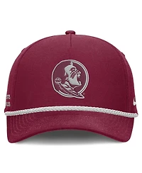 Men's and Women's Nike Garnet Florida State Seminoles Rope Rise Adjustable Hat